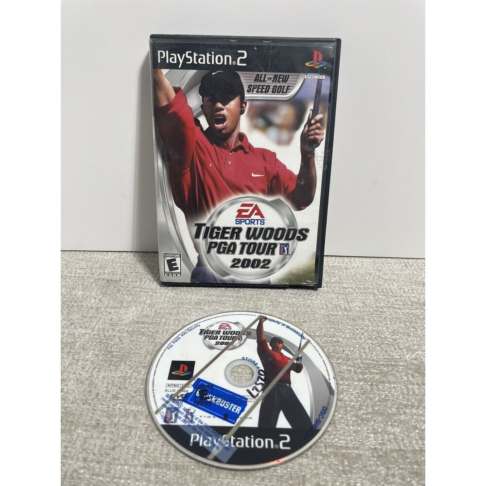 Tiger Woods PGA Tour 2002 (Sony PlayStation 2, 2002) Tested And Works